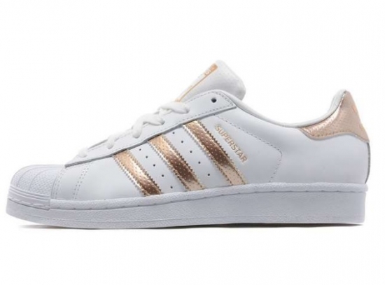 adidas originals superstar womens rose gold