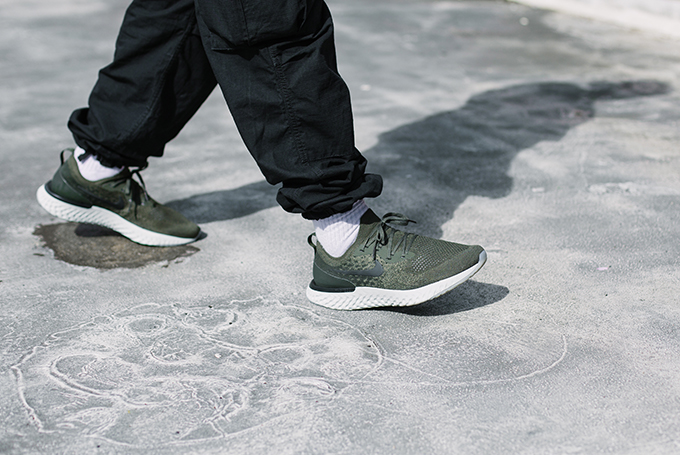 nike epic react flyknit cargo khaki