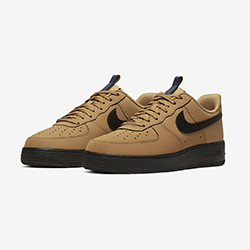 nike air force 1 low wheat black
