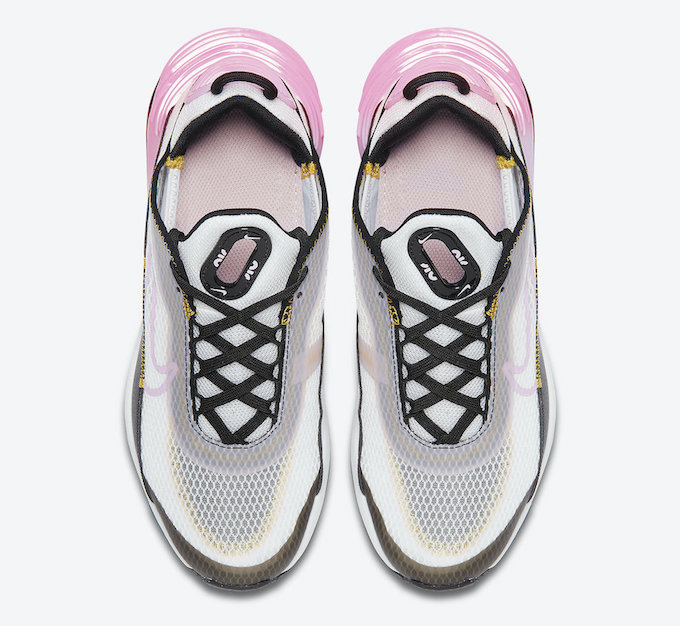 women's nike air max 2090 white black pink foam