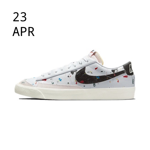 blazer low 77 paint splatter