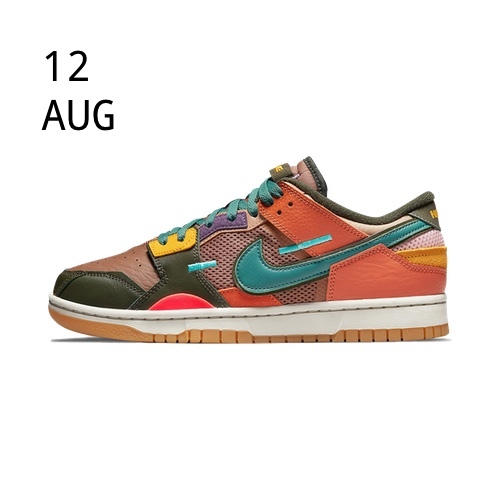 nike dunk low scrap archaeo brown