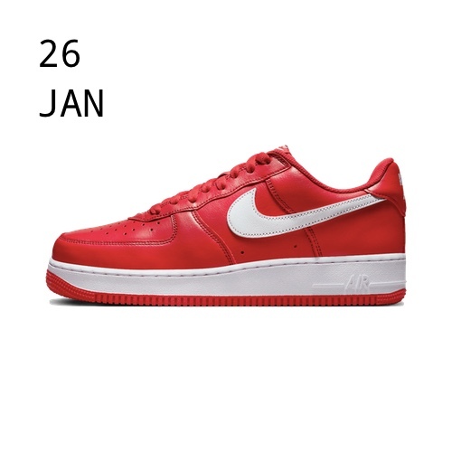 air force 1 low university red