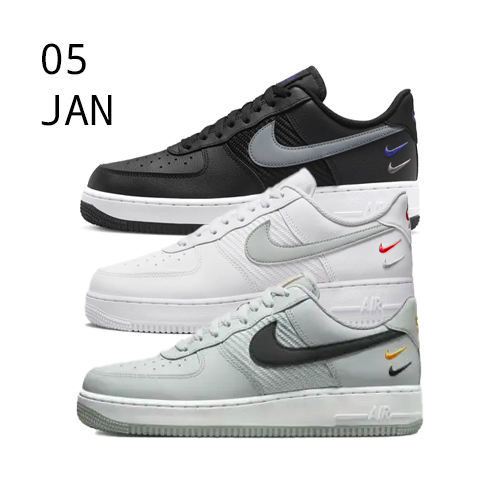 nike air force 1 triple swoosh
