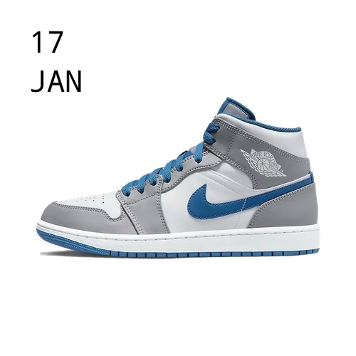 nike jordan 1 grey blue