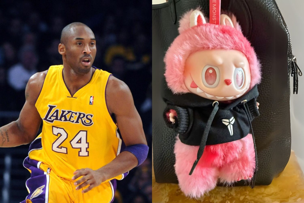 pink labubu kobe