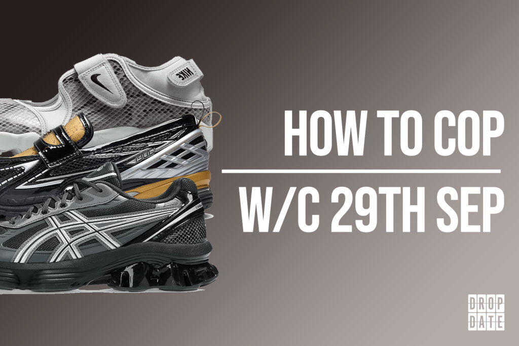 Sneaker Releases 29th September 