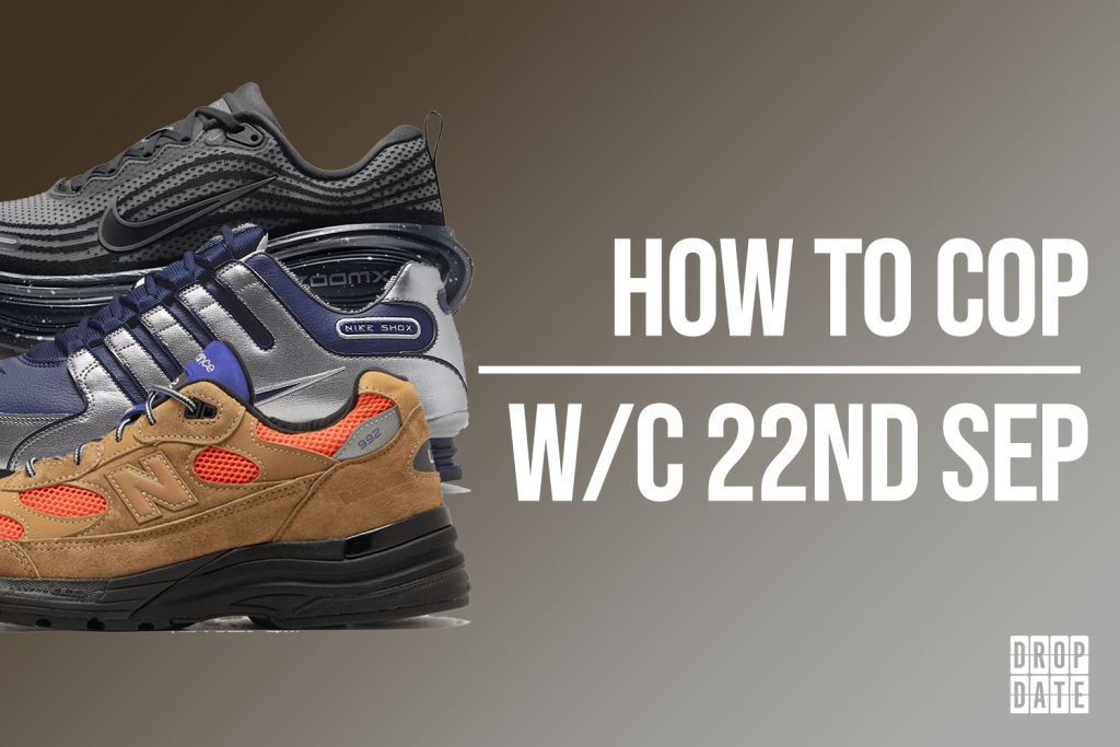 Sneaker Releases 22nd September