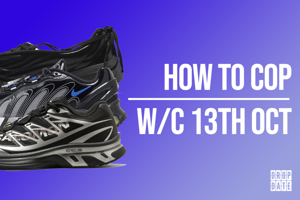 Sneaker Releases 13th October