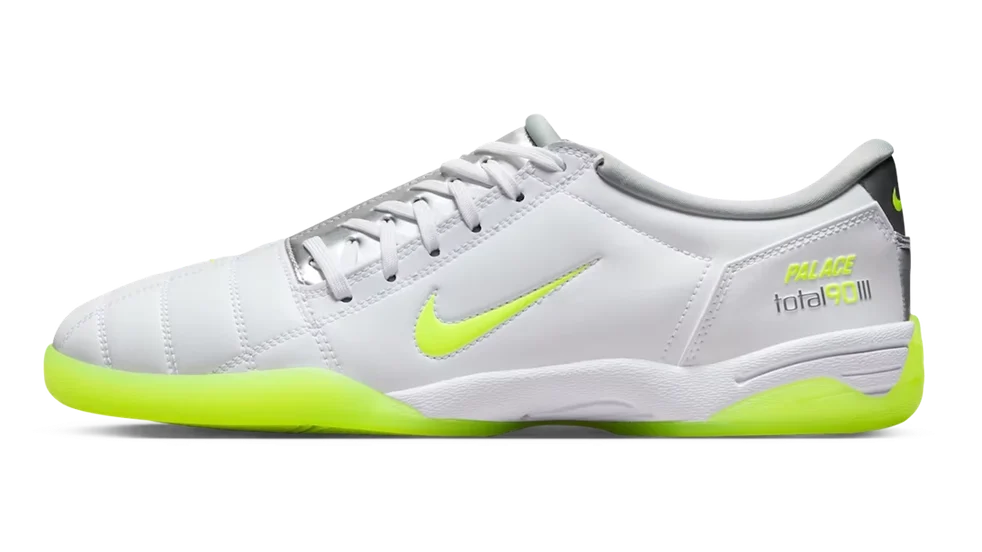Palace x Nike Total 90 III 'Volt & Metallic Silver' (IM1381-100) Sneaker Releases 10th November
