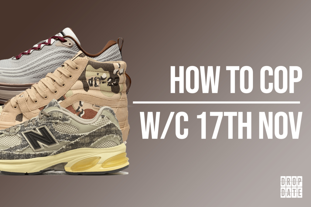 Sneaker Releases 18th November