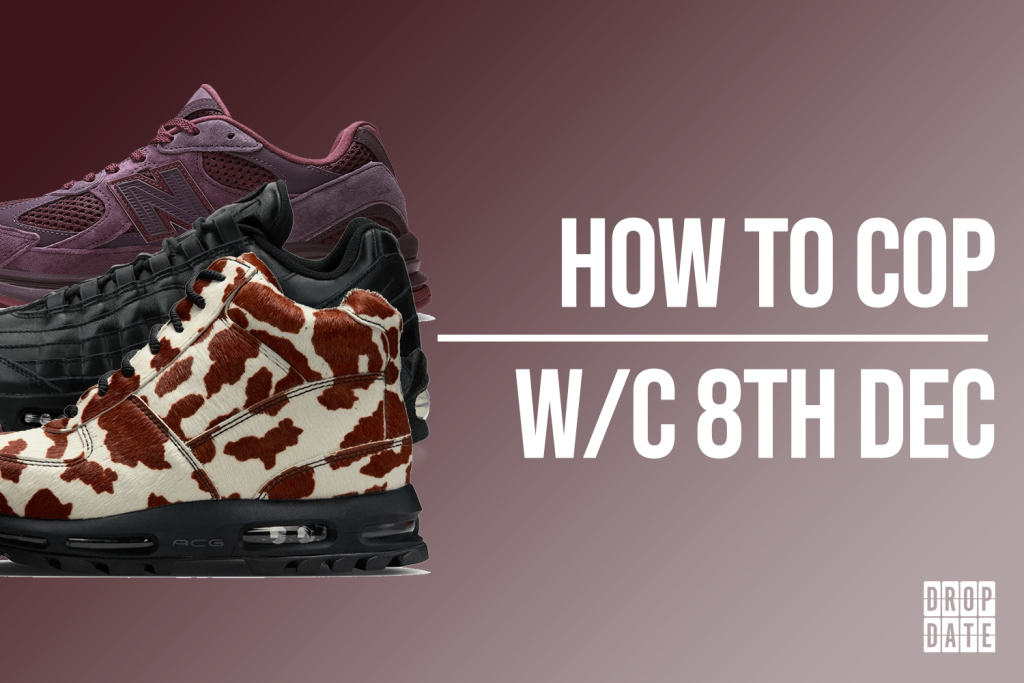 Sneaker Releases 8th December 