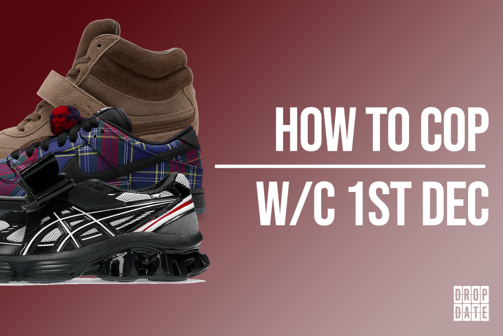 Sneaker Releases 1st December