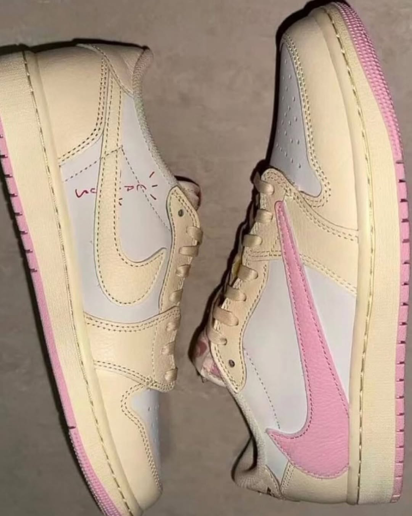 Travis Scott x Nike Air Jordan 1 Retro Low OG 'Shy Pink'