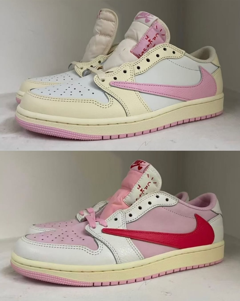 Travis Scott x Nike Air Jordan 1 Retro Low OG 'Shy Pink'