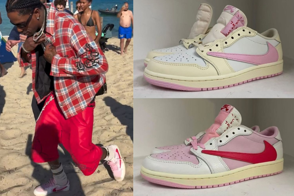 Travis Scott x Nike Air Jordan 1 Retro Low OG 'Shy Pink'