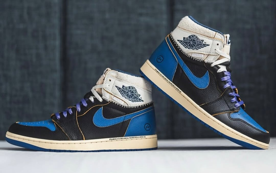 Union LA x Fragment x Nike Air Jordan 1 Retro High OG SP.