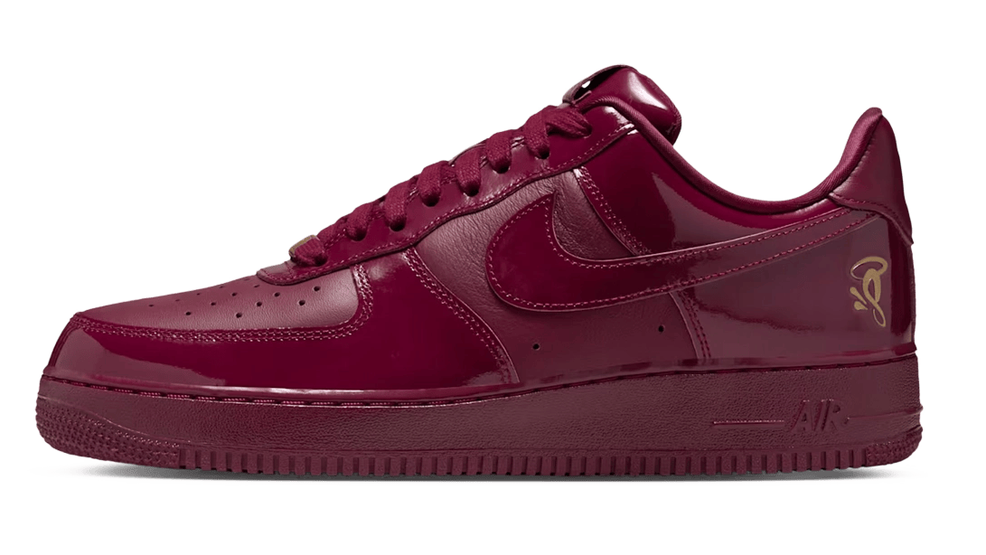 Central Cee Syna x Nike Air Force 1 '07 'Dark Beetroot & Red Oxide' - UK Exclusive Sneaker Releases 13th April