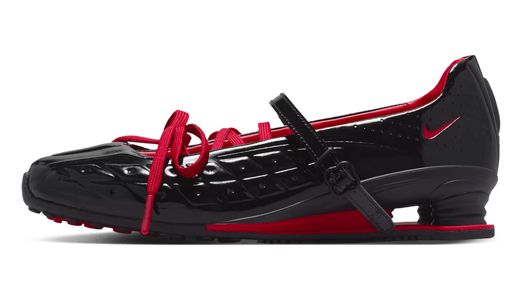 LABELHOOD x Nike Shox Z Calistra WMNS 'Black & University Red' (IW7881-001) Sneaker Releases 13th April